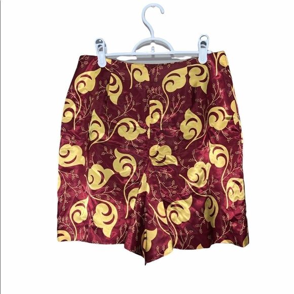 Versus by Giani Versace Vintage Satin Floral Skirt - Picture 2 of 12